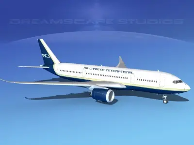 Airbus A350-800 Air Charter Intl 3D model