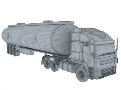 iveco stralis 3D model