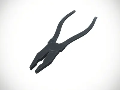 Plier Low-poly 3D model