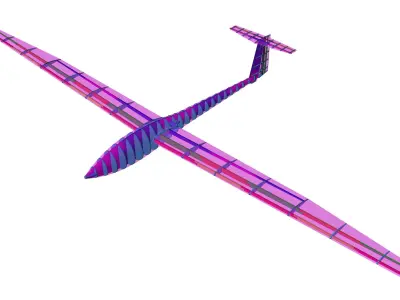 DG-100 GLIDER 1-5 SCALE 3D print model