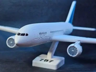 Boeing 787 Dreamliner 3D Printable Model Kit 3D print model