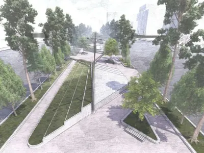 bolvar-park-public bolvar-Private Landscape 3D model