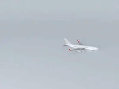 Template - Illyushin Il-96-300 Free 3D model