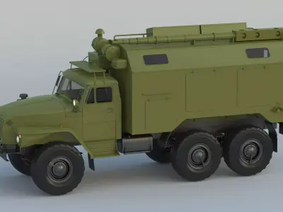 Ural-4320 Command 3D model