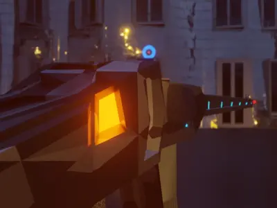 Tech Rifle Free 3D model