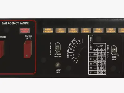 Mi-8MT Mi-17MT Additional Panels Board English Low-poly 3D model