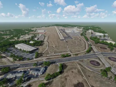 Roanoke Regional Woodrum Field 3D model