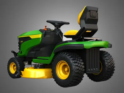 S130 Lawn Tractor 3D model