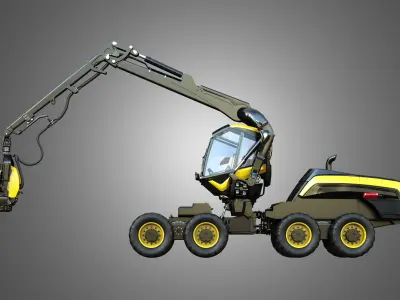 Scorpion King - Forestry Harvester 3D model