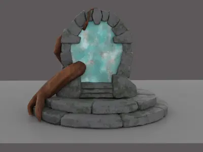 StoneGate Sifi SiFiStoneGate Low-poly 3D model