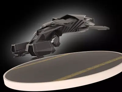 Batwing Low-poly 3D model