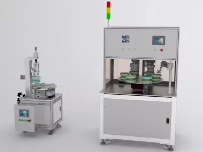N95 mask sealing machine Low-poly 3D model