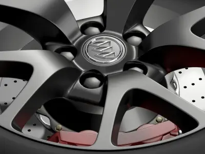 Buick Regal GS wheel 3D model