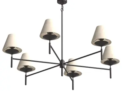 Dodie Chandelier Four Hands 3D model