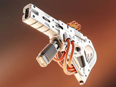 NOVA  Sci-fi Pistol   3D model