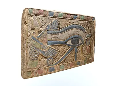 Eye of Horus - Ancient Egypt-3D Print Low-poly 3D model