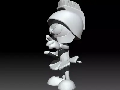 Marvin The Martian Looney Tunes Figure 3D print model