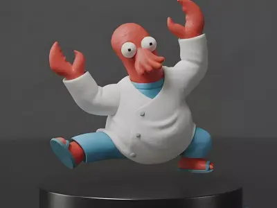 Dr Zoidberg - stl Pre-supported  3D print model