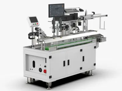 Fully automatic USB TYPE-C Welding Inspection Machine 3D model