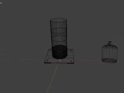 Barrack Buster improvised mortar Low-poly 3D model