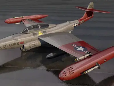 Northrop F-89 Scorpion 3D model
