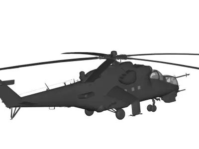 Mil Mi-24 3D model