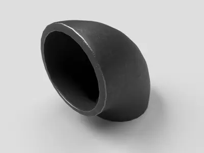 Elbow Pipe Short Radius 3 inches 3D model