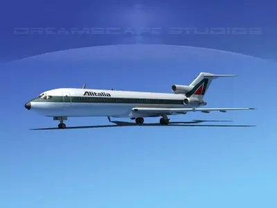 Boeing 727-200 Alitalia 3D model