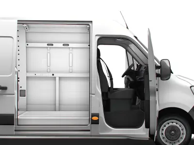 Renault Master Van L3H2 RWD HQInterior 2023 3D model