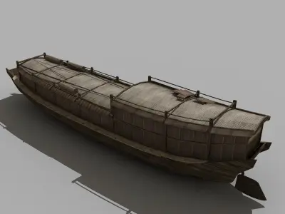 Chinese Old ship 05 3D model