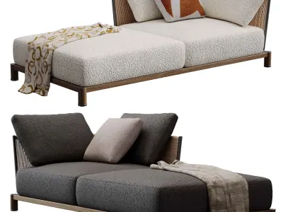 Daylight Chaise Loungue Free 3D model