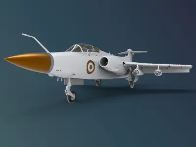 Blackburn Buccaneer S 1 3D model