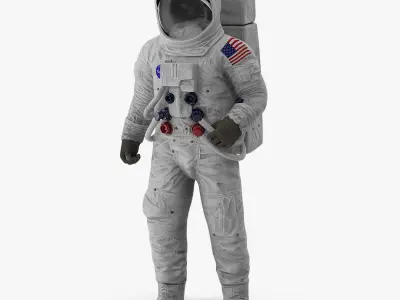 A7L Spacesuit Rigged for Maya 3D model