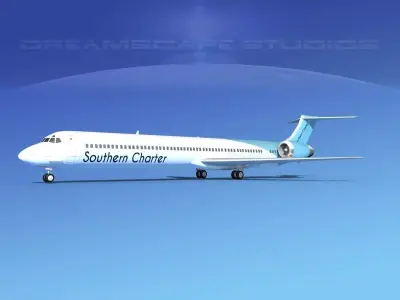 McDonnell Douglas MD-90 Southern Charter 3D model