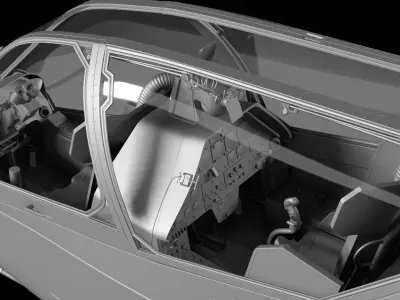 AH-1 - Cobra Attack Helicopter 3D model