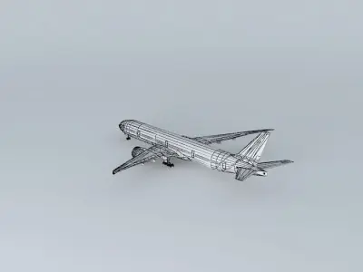 Southwest Airlines Boeing 777 300ER Free 3D model