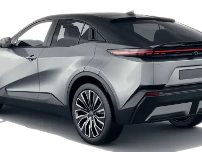 Toyota C-HR plus 2026 with interior 3D model