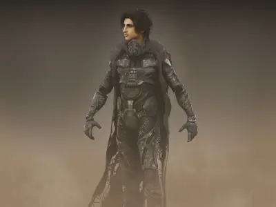 Paul Atreides Low-poly 3D model