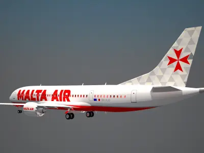 Malta Air Boeing 737 Max 8 - 200 3D model