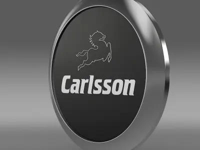 Carlsson logo 3D model