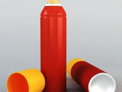Spray can 150ml 3D model