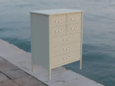 Art Deco Dresser Free 3D model