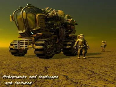 T-5580 Moon Rover  3D model