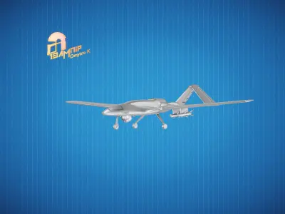 Bayraktar TB2 UAV 3D print model