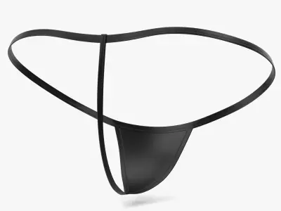 Leather Panties 2 3D model