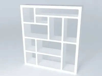 Mediterranean bookshelf estante Mediterranean Free 3D model