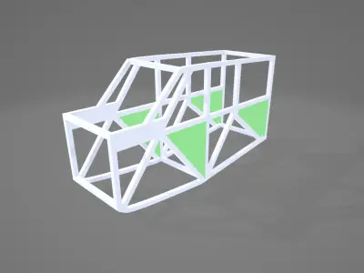 3D Printable Disassembled Light Aircraft 3D print model