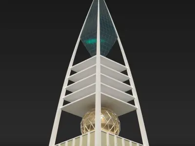 Al Faisaliah Tower 3D model