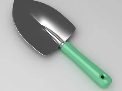 Garden trowel 3d model  3D model