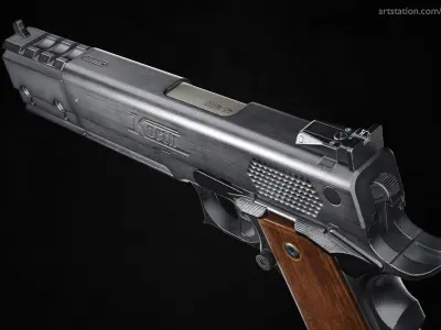 Korth PRS Low-poly 3D model